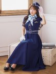 画像3: 【即日発送！】【ハロウィン】CAロングフレアワンピース 【コスプレ5点セット】 【S-XLサイズ/1カラー】[YMT] (3)