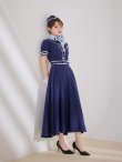 画像7: 【即日発送！】【ハロウィン】CAロングフレアワンピース 【コスプレ5点セット】 【S-XLサイズ/1カラー】[OF01] (7)