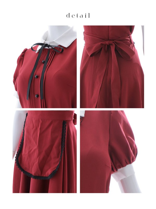 画像43: 【SALE!!】【即日発送】【ハロウィン】クラシカル洋館メイド 【コスプレ3点セット】 【S-XLサイズ/1カラー】[HC03] (43)