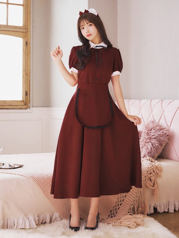 画像13: 【SALE!!】【即日発送】【ハロウィン】クラシカル洋館メイド 【コスプレ3点セット】 【S-XLサイズ/1カラー】[HC03] (13)