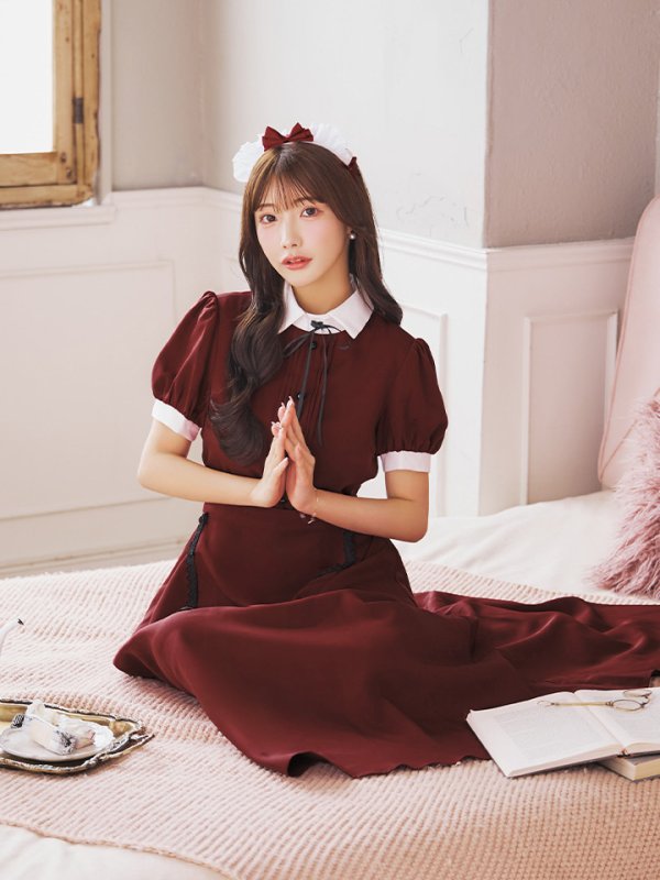 画像7: 【SALE!!】【即日発送】【ハロウィン】クラシカル洋館メイド 【コスプレ3点セット】 【S-XLサイズ/1カラー】[HC03] (7)