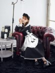 画像15: 【即日発送！】【ハロウィン】クラシックメイドロングワンピース 【コスプレ3点セット】【S-XLサイズ/1カラー】[YMT] (15)