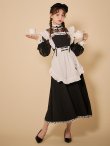 画像11: 【即日発送】【ハロウィン】クラシックメイドロングワンピース【コスプレ3点セット】【S-XLサイズ/1カラー】[OF03] (11)
