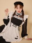 画像16: 【即日発送】【ハロウィン】クラシックメイドロングワンピース【コスプレ3点セット】【S-XLサイズ/1カラー】[OF03] (16)
