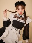 画像9: 【即日発送】【ハロウィン】クラシックメイドロングワンピース【コスプレ3点セット】【S-XLサイズ/1カラー】[OF03] (9)