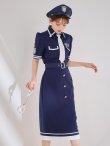 画像3: 【ノベルティ対象】【即日発送！】【ハロウィン】ポリスタイトロング 【コスプレ5点セット】 【S-Lサイズ/1カラー】[OF01-B] (3)
