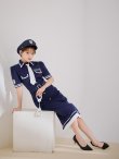 画像6: 【ノベルティ対象】【即日発送！】【ハロウィン】ポリスタイトロング 【コスプレ5点セット】 【S-Lサイズ/1カラー】[OF01-B] (6)