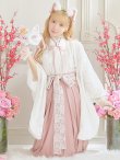画像1: 【即日発送！】【ハロウィン】猫巫女レース袴 【コスプレ5点セット】 【FREEサイズ/2カラー】[OF01-OMN] (1)