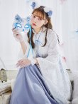 画像1: 【ノベルティ対象】【即日発送！】【ハロウィン】猫巫女レース袴 【コスプレ5点セット】 【FREEサイズ/2カラー】[OF01-OMN] (1)