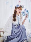 画像10: 【ノベルティ対象】【即日発送！】【ハロウィン】猫巫女レース袴 【コスプレ5点セット】 【FREEサイズ/2カラー】[OF01-OMN] (10)