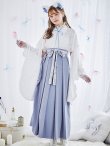 画像4: 【ノベルティ対象】【即日発送！】【ハロウィン】猫巫女レース袴 【コスプレ5点セット】 【FREEサイズ/2カラー】[OF01-OMN] (4)