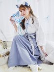 画像8: 【ノベルティ対象】【即日発送！】【ハロウィン】猫巫女レース袴 【コスプレ5点セット】 【FREEサイズ/2カラー】[OF01-OMN] (8)