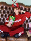 画像1: 【即日発送！】【ハロウィン】モンスターハーフジップセット 【コスプレ3点セット】 【S-XLサイズ/1カラー】[YMT] (1)