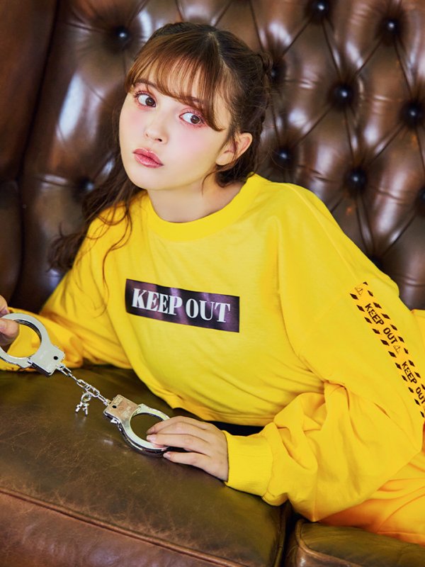 画像12: 【SALE!!】【即日発送！】【ハロウィン】KEEPOUT長袖Tシャツセット 【コスプレ3点セット】【S-XLサイズ/1カラー】[OF01] (12)