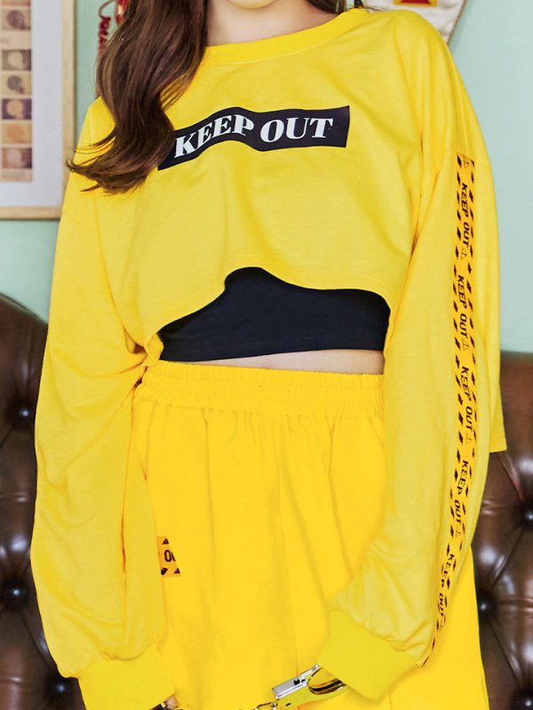 画像19: 【SALE!!】【即日発送！】【ハロウィン】KEEPOUT長袖Tシャツセット 【コスプレ3点セット】【S-XLサイズ/1カラー】[OF01] (19)