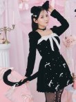 画像4: 【即日発送！】【ハロウィン】キャットリボンバルーンワンピース 【コスプレ4点セット】 【S-Lサイズ/1カラー】[YMT] (4)