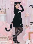 画像6: 【即日発送！】【ハロウィン】キャットリボンバルーンワンピース 【コスプレ4点セット】 【S-Lサイズ/1カラー】[YMT] (6)