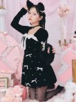 画像8: 【即日発送！】【ハロウィン】キャットリボンバルーンワンピース 【コスプレ4点セット】 【S-Lサイズ/1カラー】[YMT] (8)
