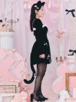 画像9: 【即日発送！】【ハロウィン】キャットリボンバルーンワンピース 【コスプレ4点セット】 【S-Lサイズ/1カラー】[YMT] (9)