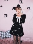 画像13: 【即日発送！】【ハロウィン】キャットリボンバルーンワンピース 【コスプレ4点セット】 【S-Lサイズ/1カラー】[YMT] (13)