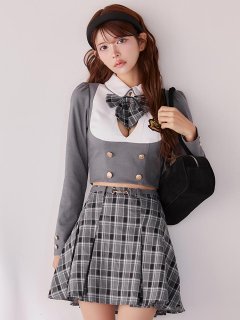 【ハロウィン】チェック制服セットアップ