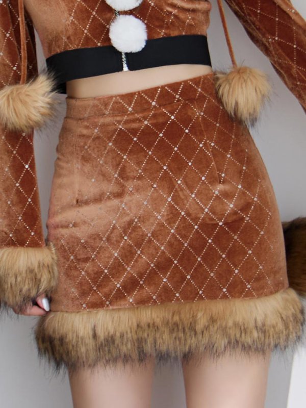 モデル:ちぃぽぽ 身長158cm 着用サイズ:Sサイズ