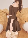 画像17: 【即日発送】【ハロウィン】オフショルプリーツ くまセットアップコスプレ【コスプレ5点セット】【XS-Lサイズ/1カラー】[HC03] (17)