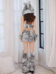 画像29: 【即日発送】【ハロウィン】パステルもこもこバニー【コスプレ7点セット】【フリーサイズ/6カラー】[OF03] (29)