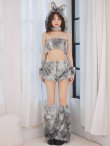 画像19: 【即日発送】【ハロウィン】パステルもこもこバニー【コスプレ7点セット】【フリーサイズ/6カラー】[OF03] (19)