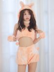 画像32: 【即日発送】【ハロウィン】パステルもこもこバニー【コスプレ7点セット】【フリーサイズ/6カラー】[OF03] (32)