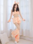 画像24: 【即日発送】【ハロウィン】パステルもこもこバニー【コスプレ7点セット】【フリーサイズ/6カラー】[OF03] (24)