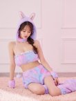 画像27: 【予約 / 9月下旬発送予定】【送料無料！】【ハロウィン】パステルもこもこバニー【コスプレ7点セット】【フリーサイズ/6カラー】[OF03] (27)