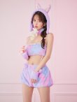 画像20: 【予約 / 9月下旬発送予定】【送料無料！】【ハロウィン】パステルもこもこバニー【コスプレ7点セット】【フリーサイズ/6カラー】[OF03] (20)