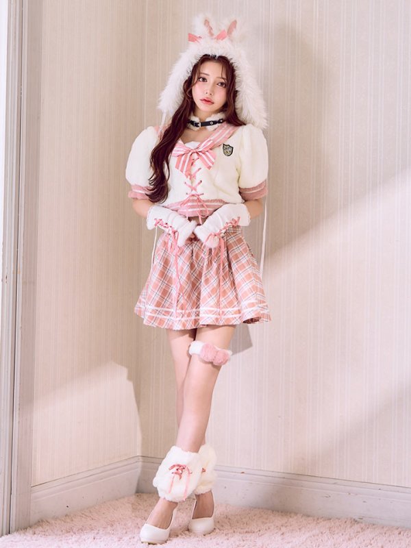 画像14: 【即日発送】ドーリーバニーアイドルセーラー【マリームーン】【ハロウィンコスプレ7点セット】【フリーサイズ/2カラー】[HC03] (14)