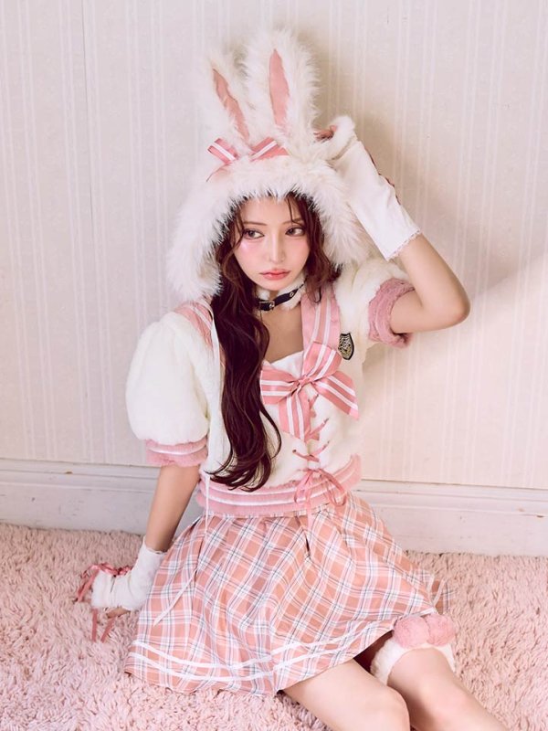 画像15: 【即日発送】ドーリーバニーアイドルセーラー【マリームーン】【ハロウィンコスプレ7点セット】【フリーサイズ/2カラー】[HC03] (15)