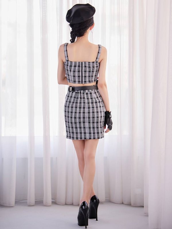 画像14: 【SALE!!】【即日発送】【ハロウィン】ツイードポリスセットアップ 【コスプレ5点セット】【XS-Mサイズ】(HC0306-SV)[HC03-Bg] (14)