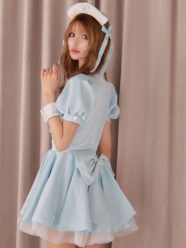 画像7: 【即日発送】【ハロウィン】ラブティントスカルナース【コスプレ5点セット】【Malymoon/マリームーン】【フリーサイズ/1カラー】[HC03] (7)