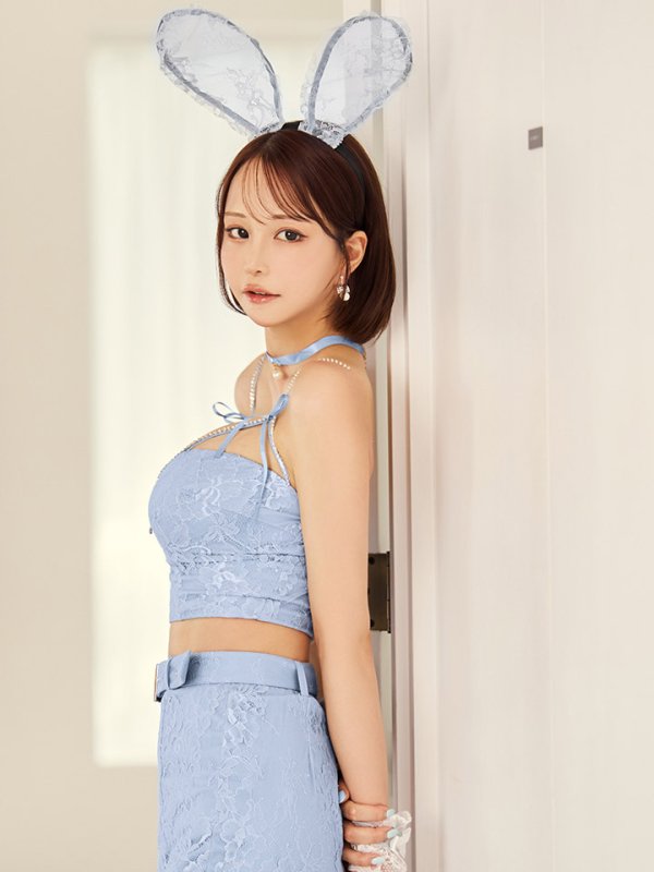 画像11: 【SALE!!】【即日発送！】【ハロウィン】レースリボンバニータイトミニセットアップ 【コスプレ8点セット】 【XS-Lサイズ/3カラー】[HC03] (11)