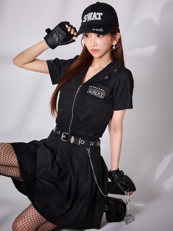 【ハロウィン】SWATスワットガールセットアップ