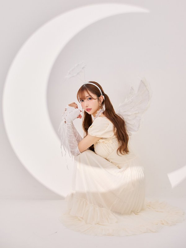 画像10: 【SALE!!】【即日発送！】【ハロウィン】 天使プリーツスカートワンピ 【コスプレ5点セット】 【S-XLサイズ/１カラー】[HC03-H] (10)