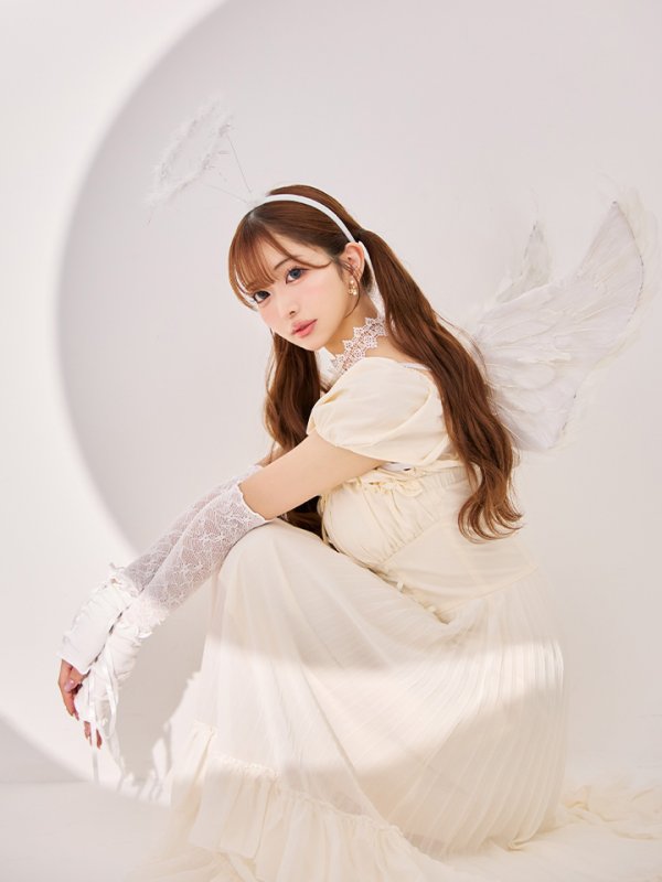 画像9: 【SALE!!】【即日発送！】【ハロウィン】 天使プリーツスカートワンピ 【コスプレ5点セット】 【S-XLサイズ/１カラー】[HC03-H] (9)