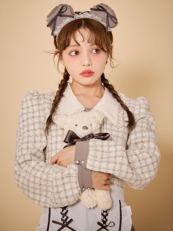 画像17: 【SALE!!】【即日発送！】【ハロウィン】ベアメイドワンピース 【コスプレ4点セット】 【S-XLサイズ/1カラー】[HC03] (17)