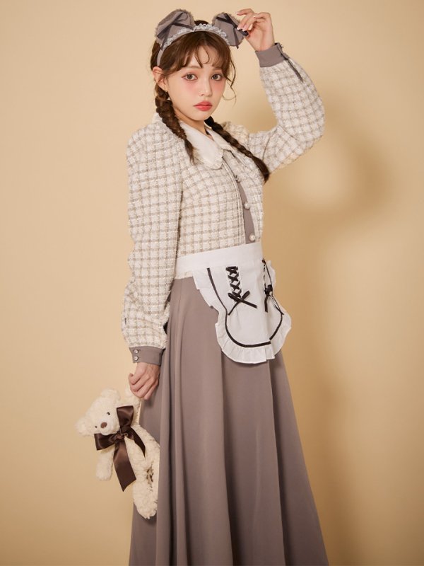 画像3: 【SALE!!】【即日発送！】【ハロウィン】ベアメイドワンピース 【コスプレ4点セット】 【S-XLサイズ/1カラー】[HC03] (3)