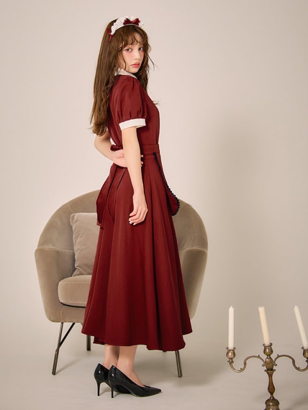 画像34: 【SALE!!】【即日発送】【ハロウィン】クラシカル洋館メイド 【コスプレ3点セット】 【S-XLサイズ/1カラー】[HC03] (34)