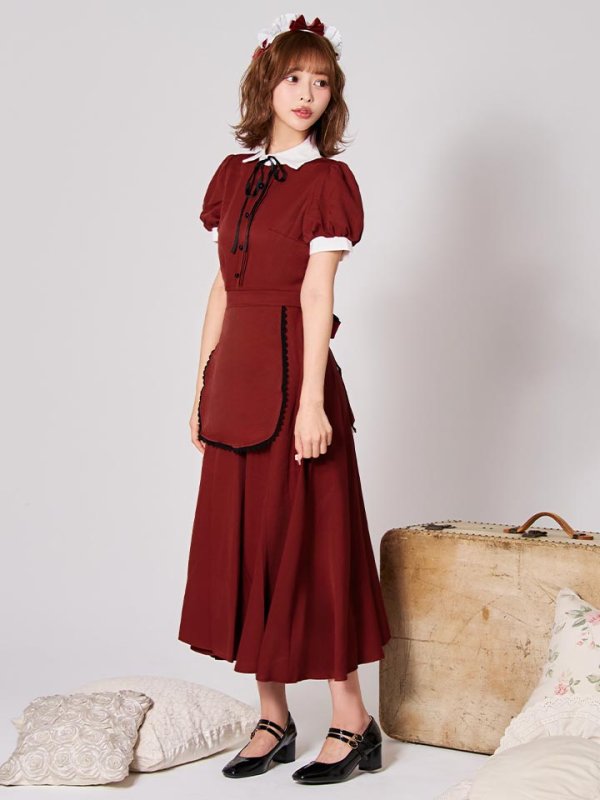 画像3: 【SALE!!】【即日発送】【ハロウィン】クラシカル洋館メイド 【コスプレ3点セット】 【S-XLサイズ/1カラー】[HC03] (3)