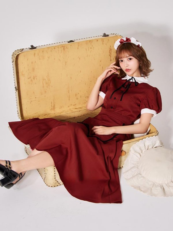 画像5: 【SALE!!】【即日発送】【ハロウィン】クラシカル洋館メイド 【コスプレ3点セット】 【S-XLサイズ/1カラー】[HC03] (5)