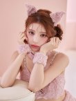 画像17: 【即日発送】【ハロウィン】ビジューファーキャットパンツセットアップ【コスプレ6点セット】【XS-Lサイズ/3カラー】[OF04] (17)