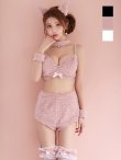 画像3: 【即日発送】【ハロウィン】ビジューファーキャットパンツセットアップ【コスプレ6点セット】【XS-Lサイズ/3カラー】[OF04] (3)