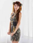 画像7: 【即日発送】【ハロウィン】アメスリコルセットチャイナ【コスプレ3点セット】【XS-XLサイズ/1カラー】[OF04] (7)