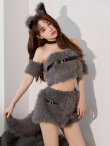 画像2: 【予約 / 9月下旬発送予定】【送料無料！】【ハロウィン】ファーウルフセットアップ【コスプレ6点セット】【XS-Mサイズ/1カラー】[OF04] (2)
